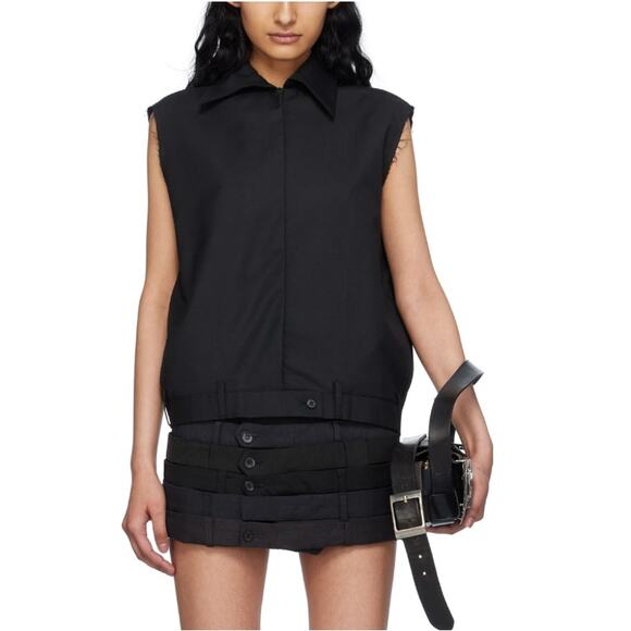 HODAKOVA Women's Black Upside Down Trouser Vest Size L - Picture 1 of 10